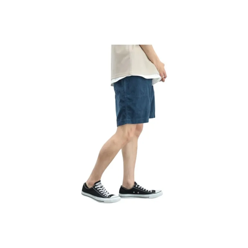 Beams Casual Shorts Men's Marine Blue-3