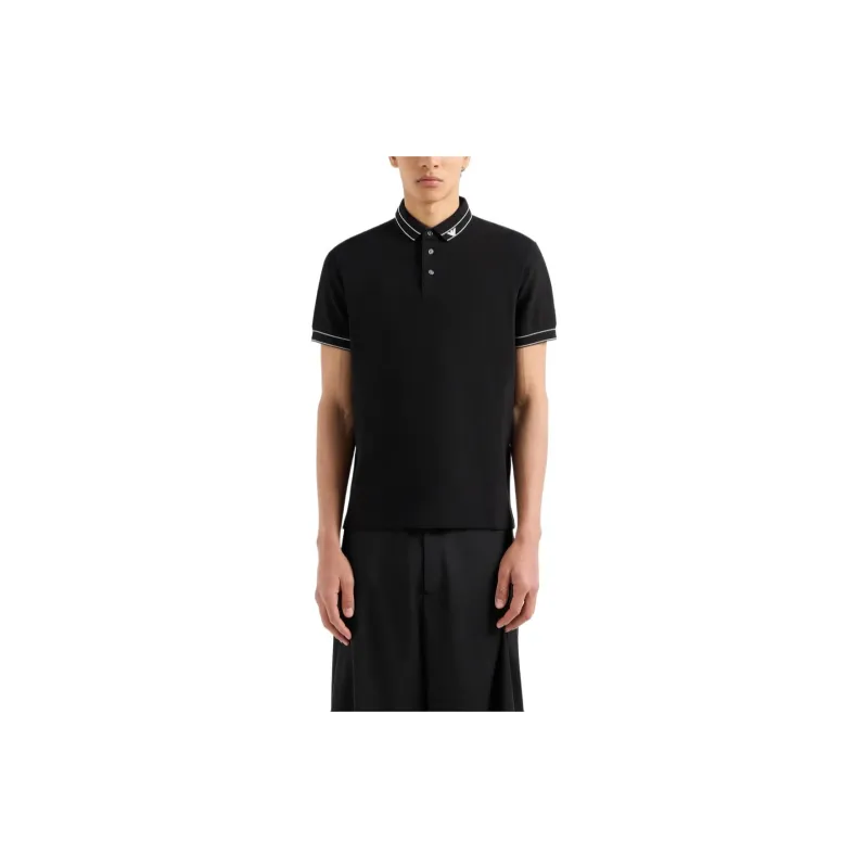EMPORIO ARMANI Polo Shirt Men's Black-3