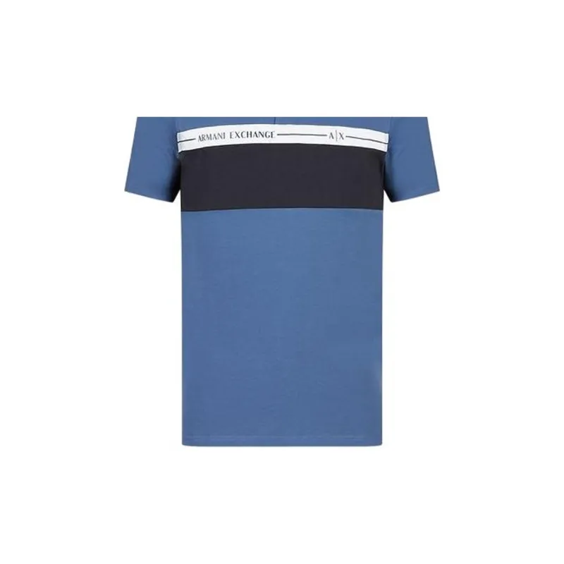 ARMANI EXCHANGE Polo Shirts Men Navy Blue-5