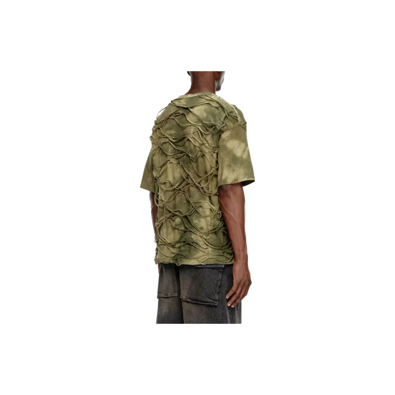 DIESEL T Boxket Floating Strands Tie Dyed T Shirt-2