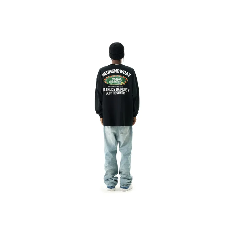 Snowday X MR.ENJOYDA MONEY T-Shirts Unisex Black-4
