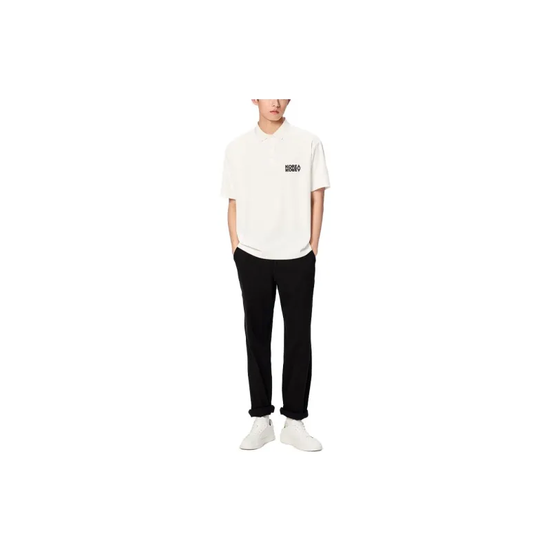 WOOG2005 Polo Shirts Men White-1