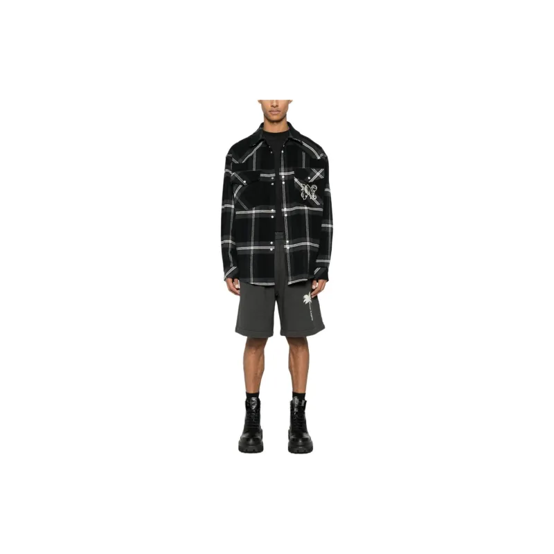 PALM ANGELS The Palm Sweatshort-3