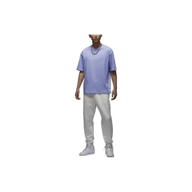 Jordan Air T-Shirt Men's Soccer Gray-2
