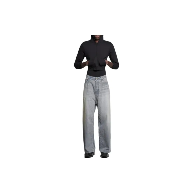Balenciaga Jeans Loose Fit Style Men's Gray-2