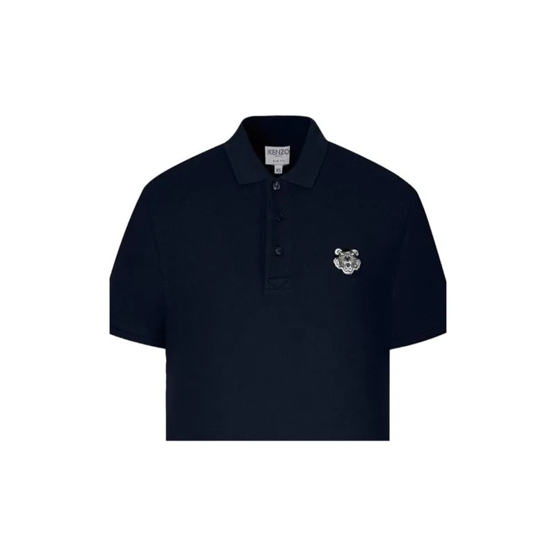 KENZO Polo Shirt Men's Marine Blue-5