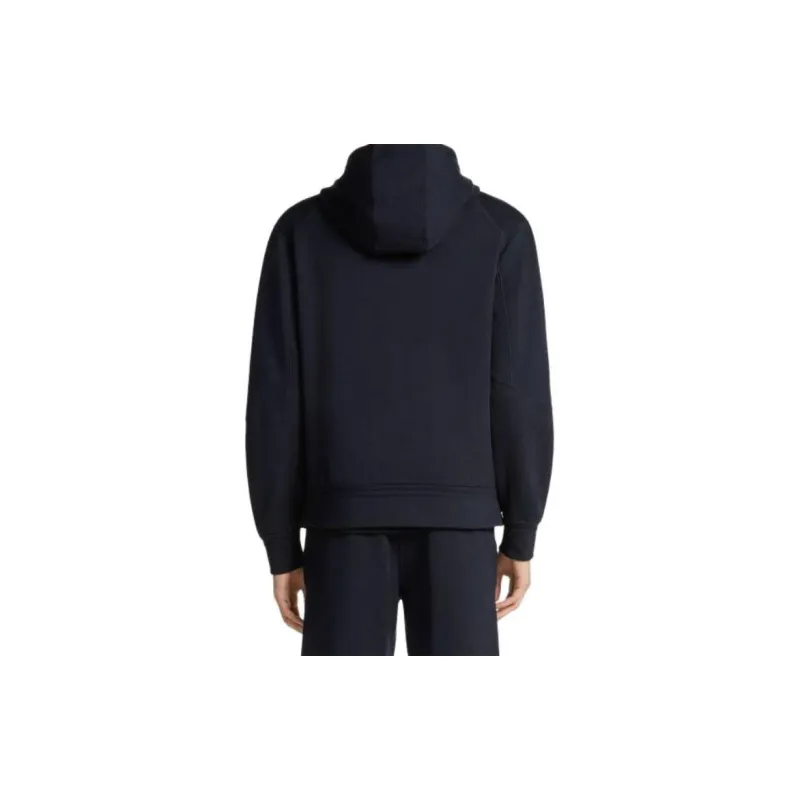 Zzegna Zip Up Drawstring Hoodie-2