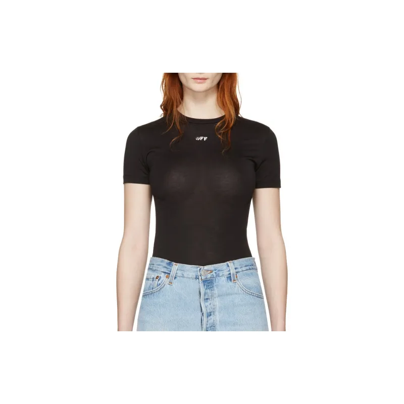 OFF WHITE T Shirts Women's Black-2