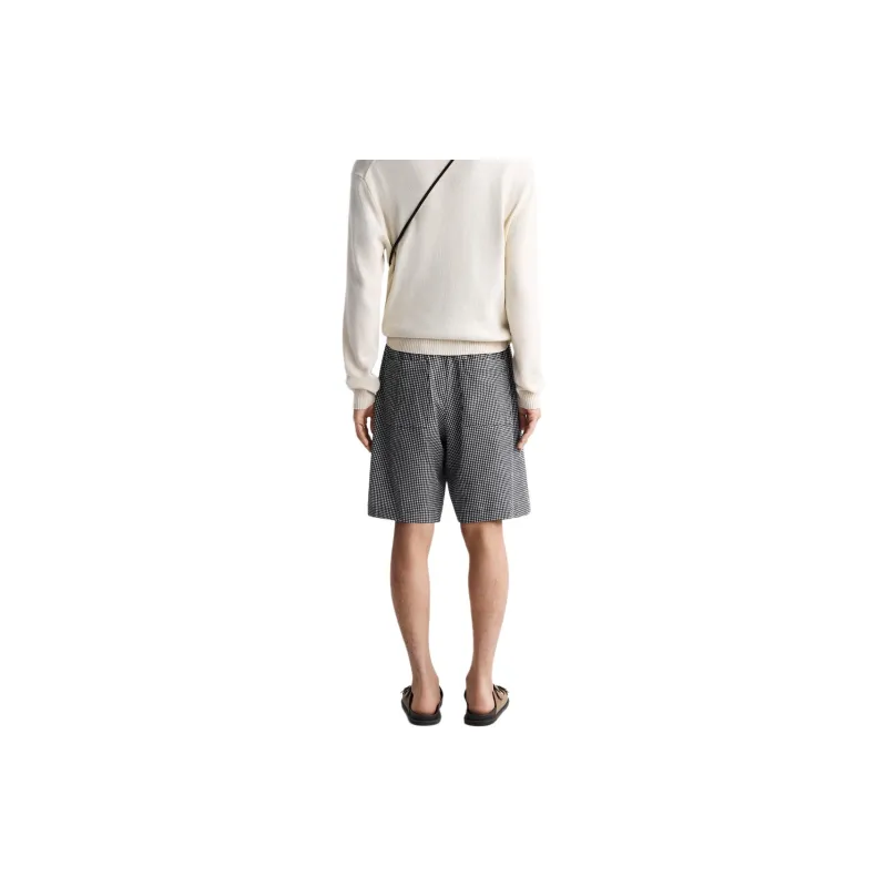 ZARA Casual Shorts Men's Black/White-3