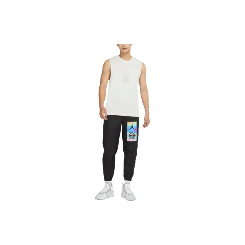 Jordan Dongdan Tank Tops Men White-2