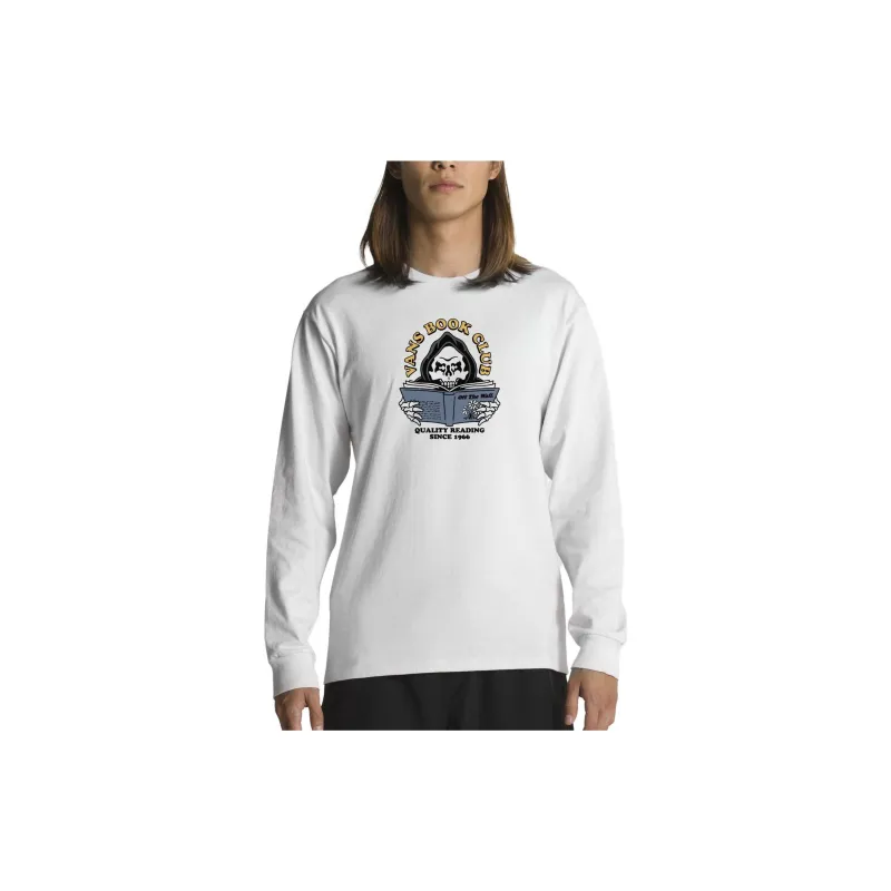 Vans Book Club Long Sleeve T-Shirt T-Shirt Men's White-2