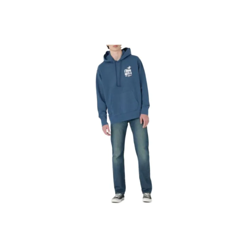 Levis Sweatshirts Men Blue-2