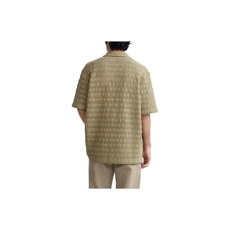 ZARA Shirts Men Light Khaki-2