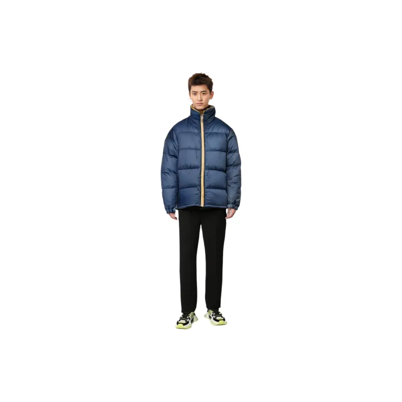 Burberry Puffer Jacket Unisex Blue-5