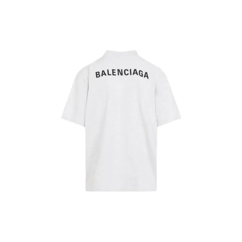 Balenciaga Logo Printed Medium Fit T Shirt-1