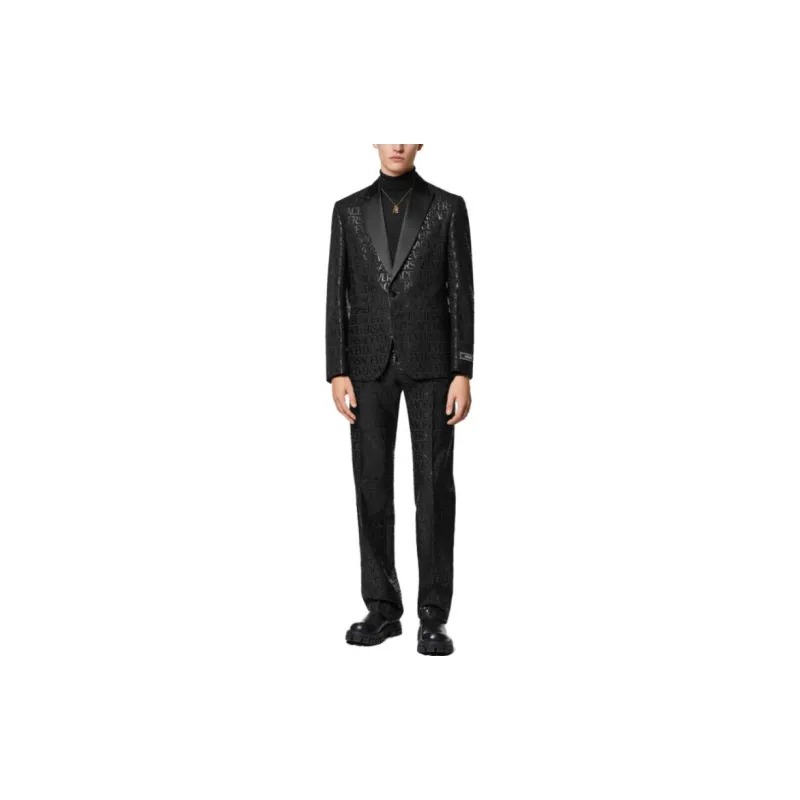 VERSACE SS23 Business Suits Coats Men's Black-1