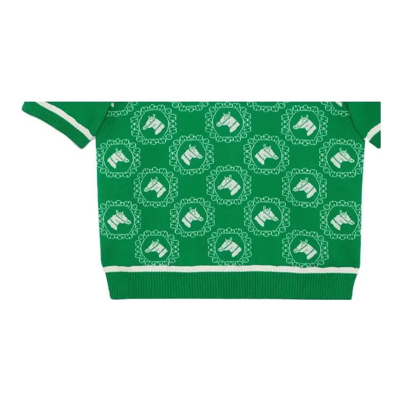 GUCCI SS23 Polo Shirt Men's Green-5