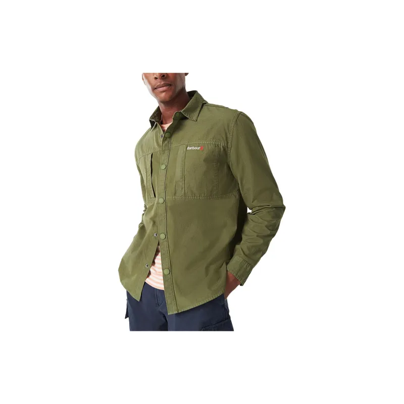 BARBOUR Annan Overshirt Shirt Men's Green-1