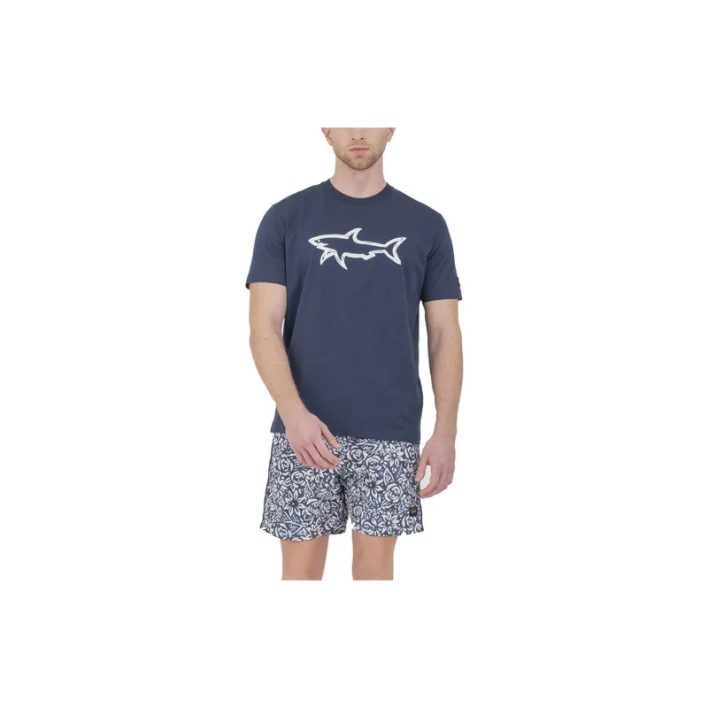 Paul & Shark Logo print T shirt-3