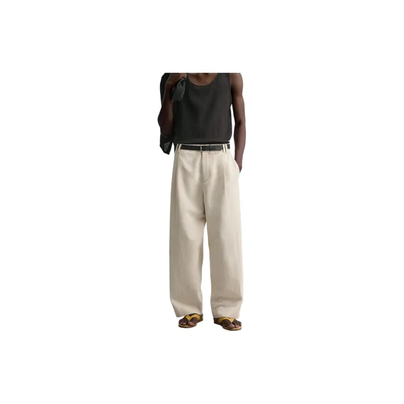 ZARA Casual Pants Men's Light Beige-2