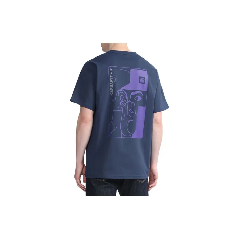 Carhartt WIP T Shirts Men Navy Blue-3