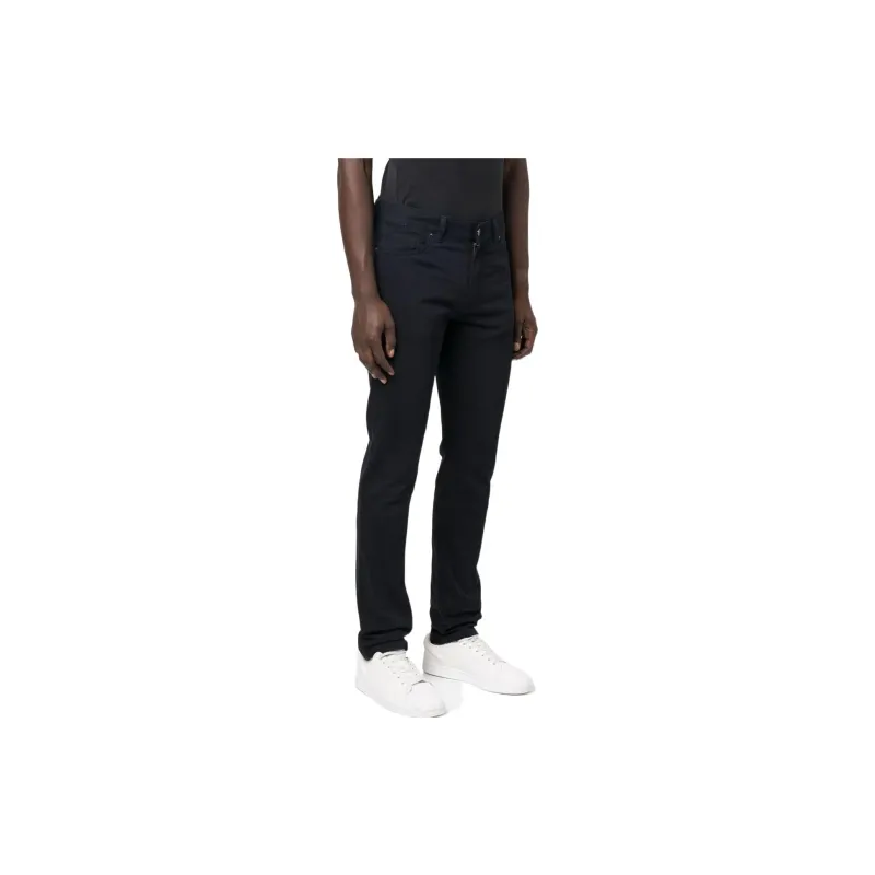 Ermenegildo Zegna Logo Patch Slim Cut Jeans-3