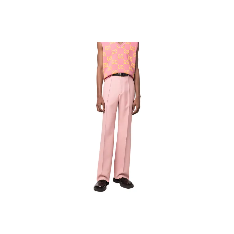 GUCCI Pressed-crease Tailored Trousers-2