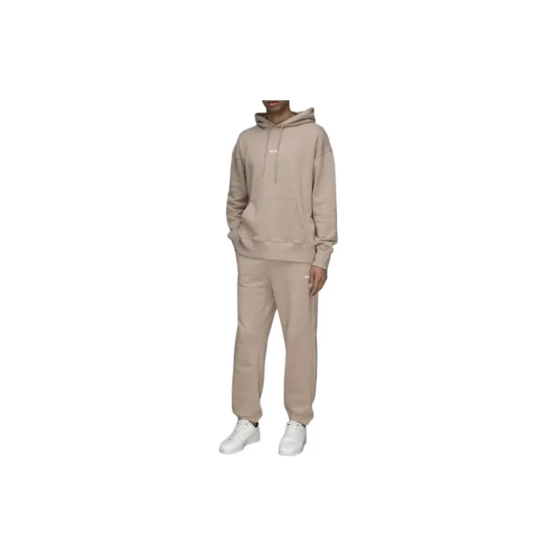 MSGM Logo Printed Tapered Leg Track Pants-1