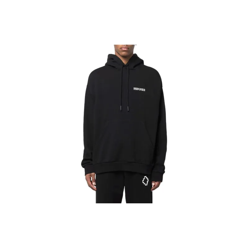 Marcelo Burlon Logo Printed Drawstring Hoodie-2