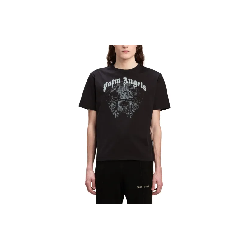 PALM ANGELS Statement Pencil Graphic Printed T Shirt-1
