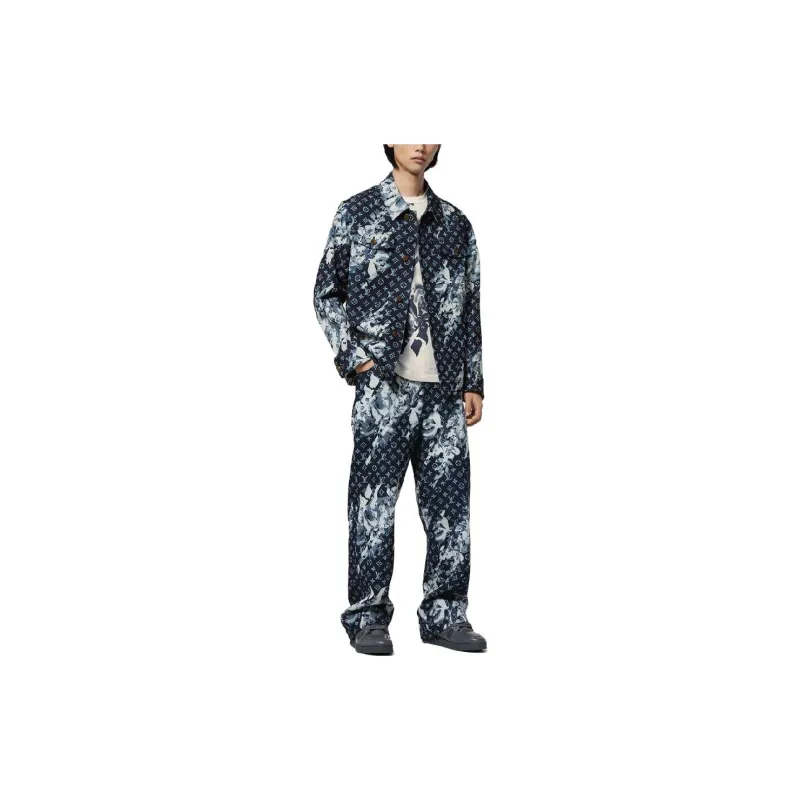 LOUIS VUITTON Jackets & Coats Men's Blue-2