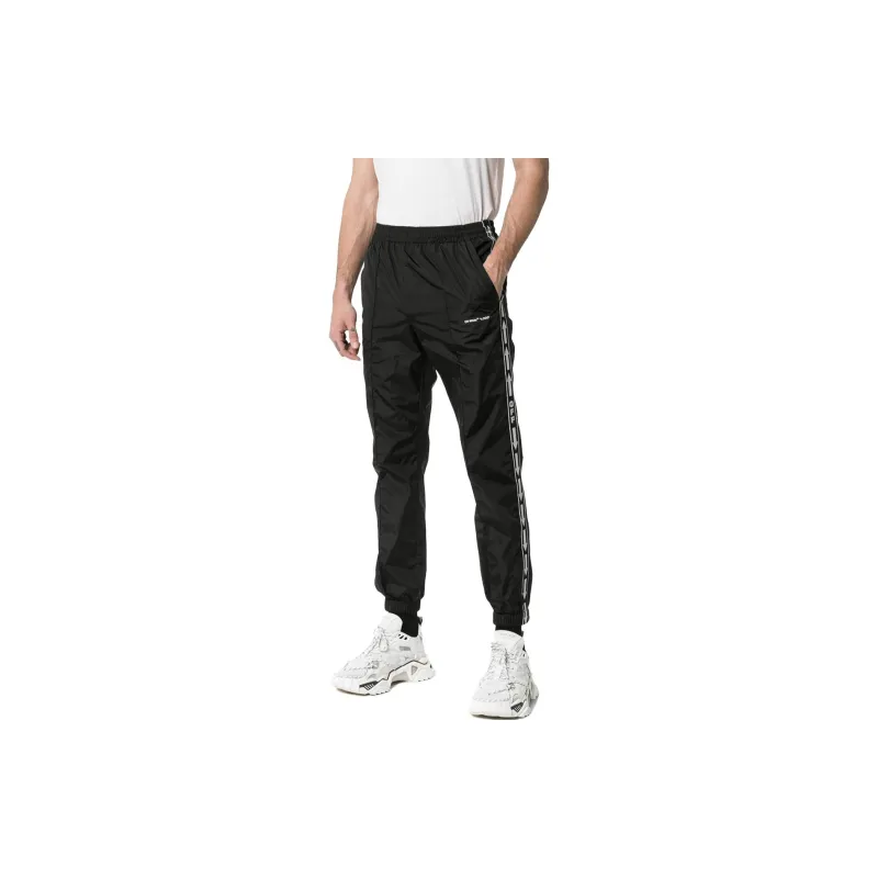 OFF WHITE Knitted Sweatpants Men Black-1