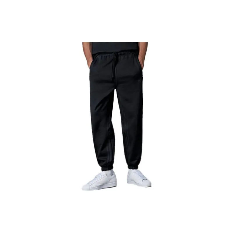 Adidas Originals Blue Version Collection Knitted Sweatpants Men's Black-5