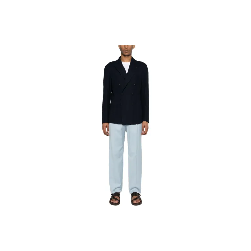 Tagliatore Double breasted Cotton Blazer-1