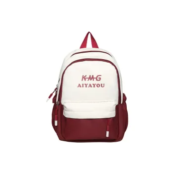 Cwatcun Polyester Backpack Unisex Red/Blue/Black/Brown/Purple