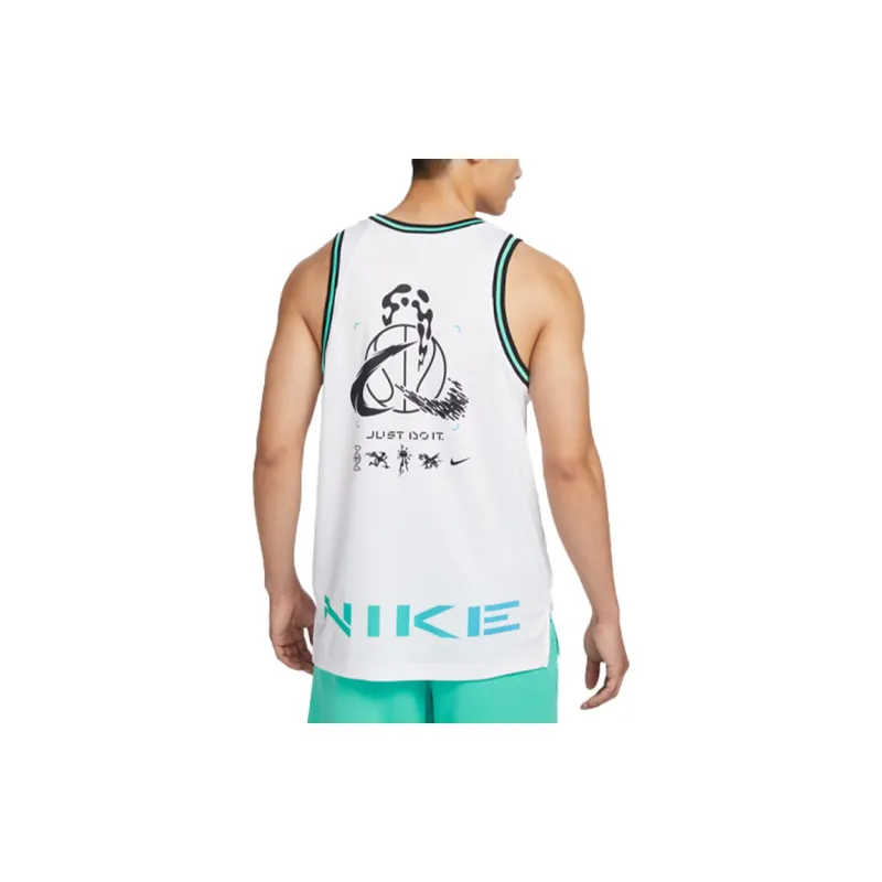 Nike SS23 Resistant High Basketball Series Basketball Jerseys Men's White-4