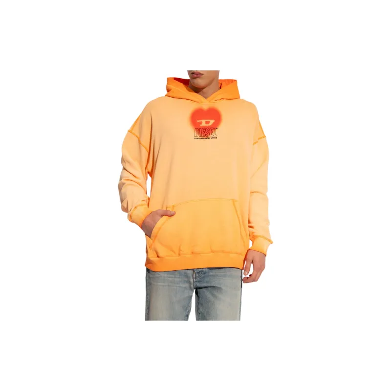 DIESEL Sweatshirts Men Orange-1