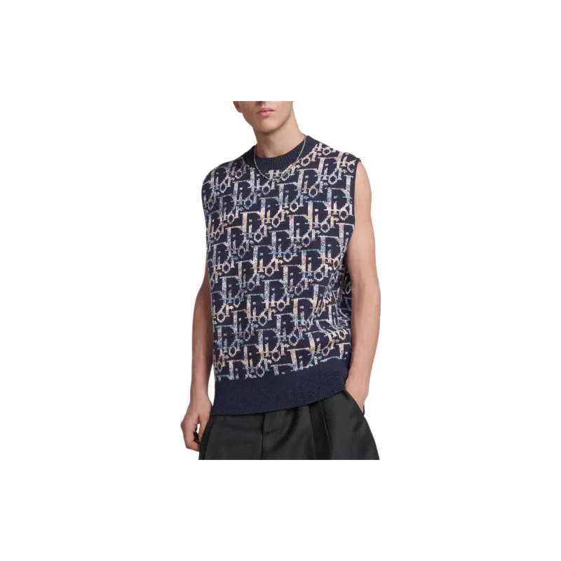DIOR Sweaters Men Blue-2