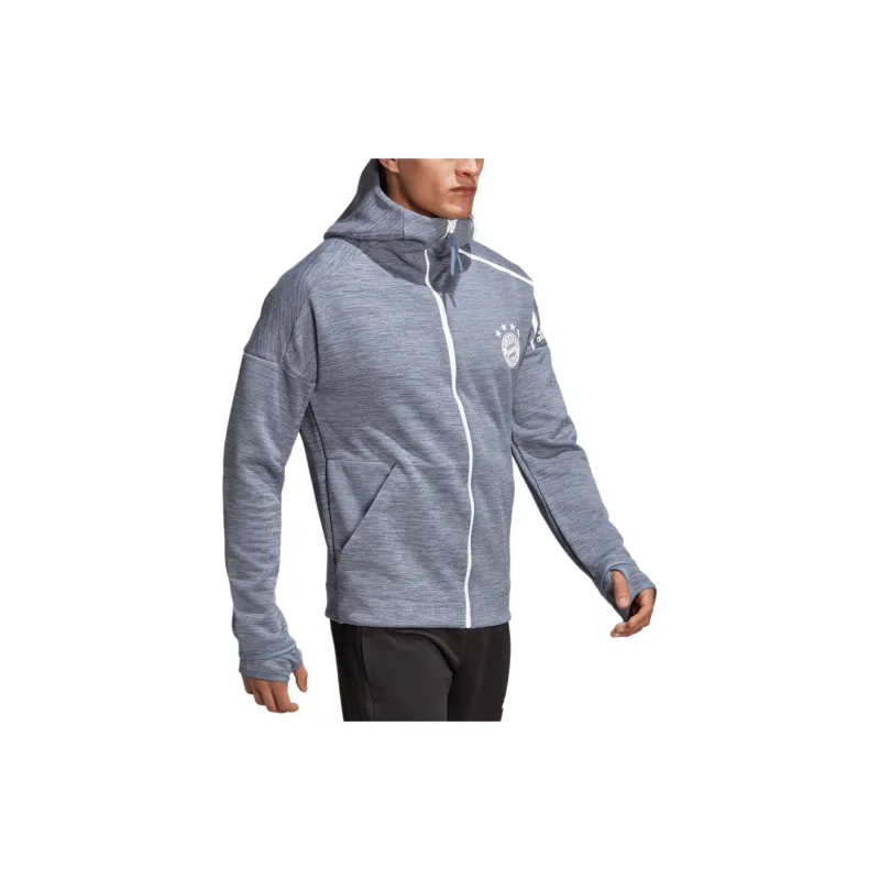 Adidas Bayern Munich Jackets Men Original Asphalt Gray-2