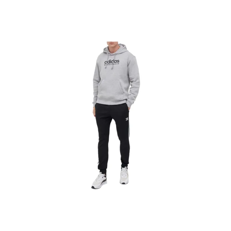 Adidas Sweatshirts Men Medium Gray Heather Flower-5
