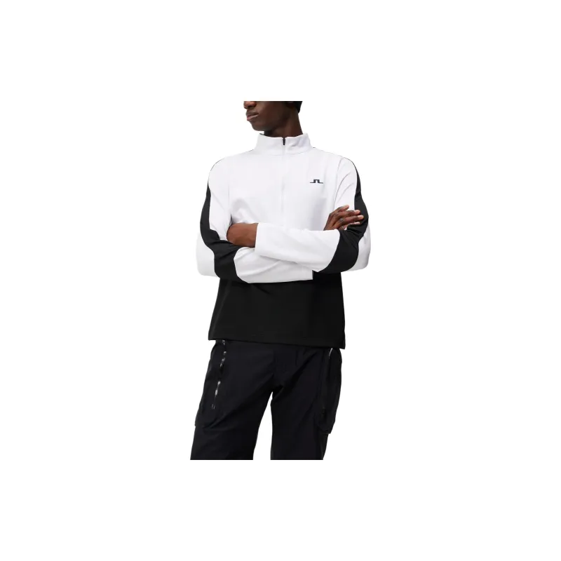 J.Lindeberg Carl Mid Layer Sweatshirt Men's White-4