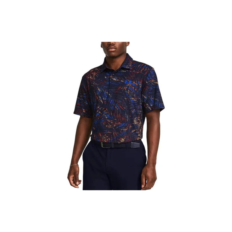 Under Armour Playoff 3.0 Men's UA Printed Polo Shirt Men's Blue-2