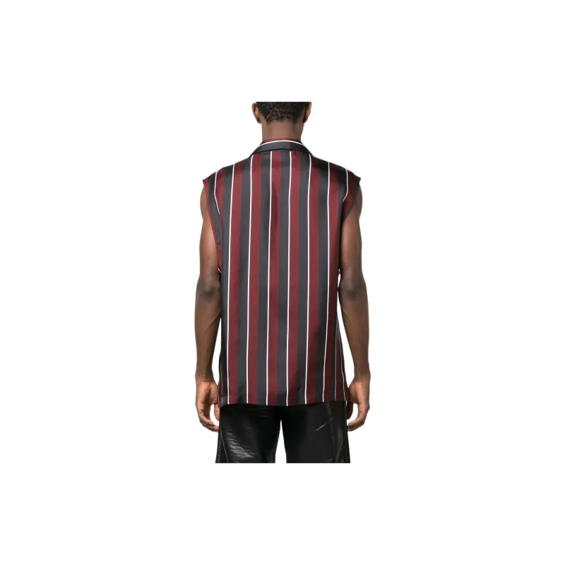 VERSACE Sleeveless Striped Tank-2