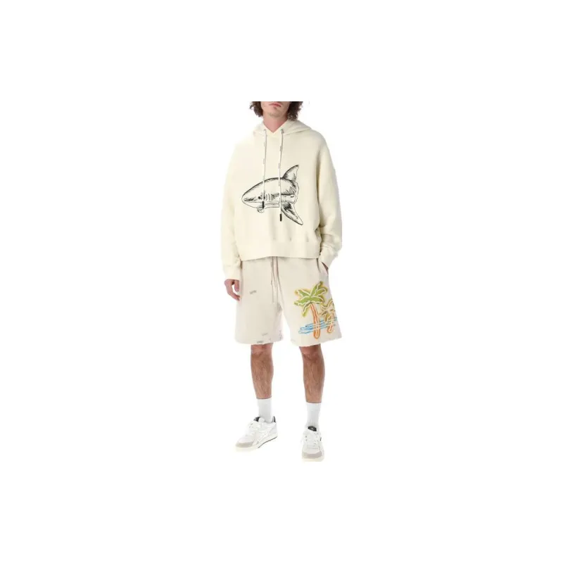 PALM ANGELS Split Shark Hoodie-2
