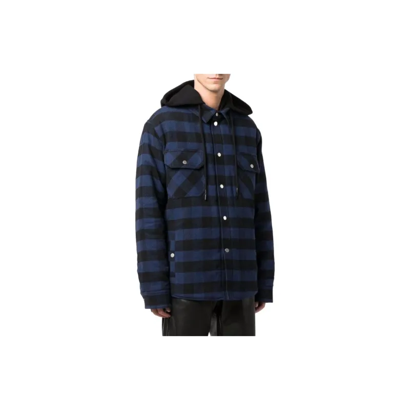 OFF WHITE Jackets Men Navy Blue-2