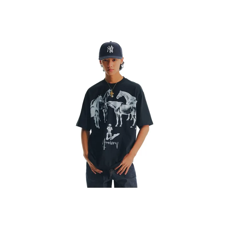 MOONWAV Short Sleeved T Shirts Unisex-7