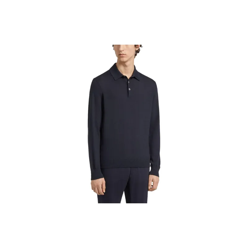 Zegna Cashseta Short Sleeved Polo Shirt-1