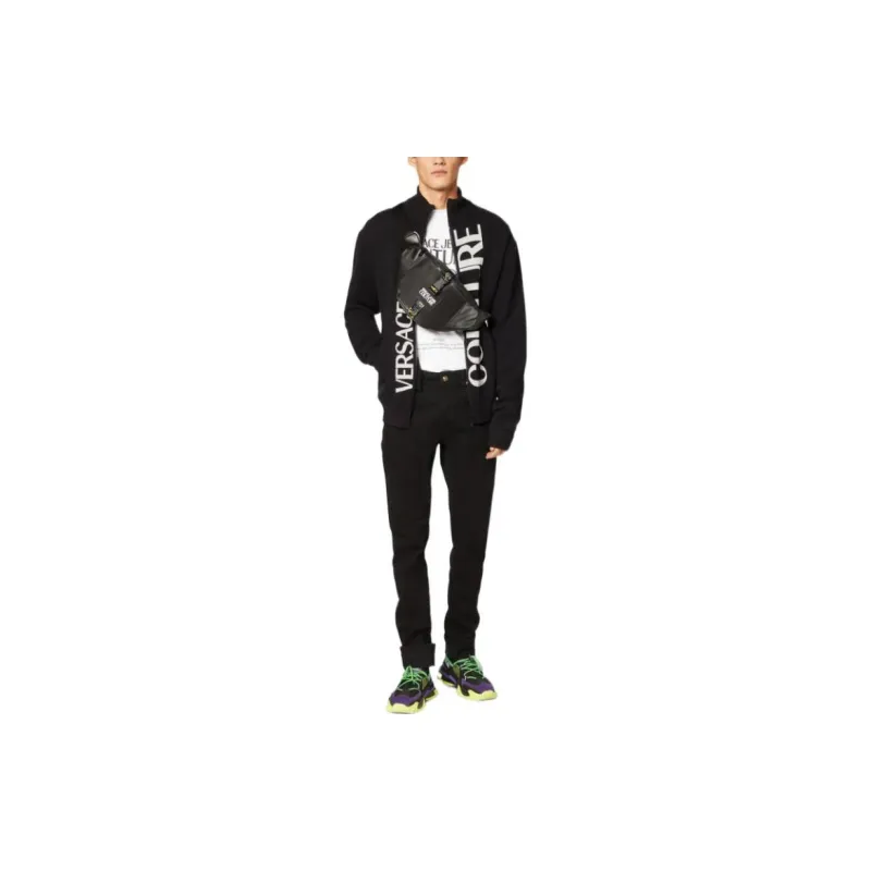 VERSACE JEANS COUTURE Sweaters Men Black-3