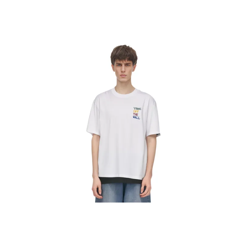 Vans Dart Board SS T Shirts Men White-6