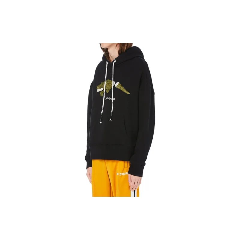 PALM ANGELS Croco Hoodie-3